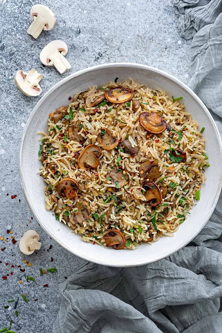 Mushroom Fried Rice