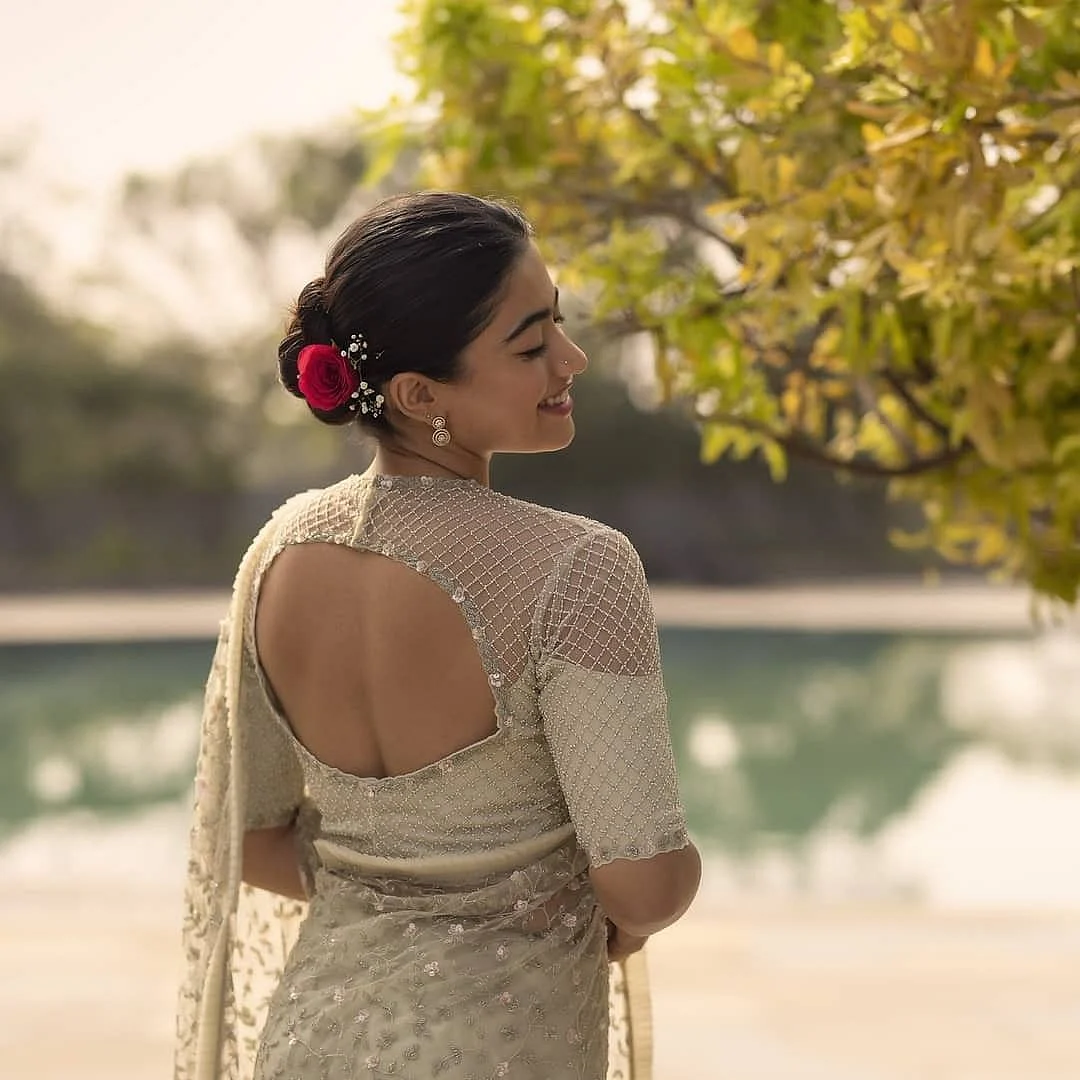 rashmika mandanna blouse designs 10