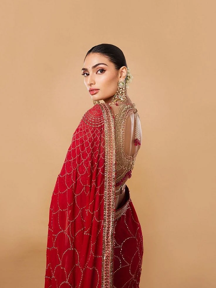 Athiya shetty saree 9