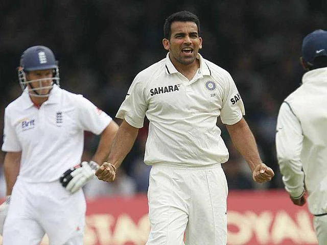 Zaheer Khan of India