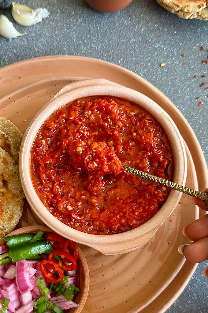 Rajasthani Garlic Chutney