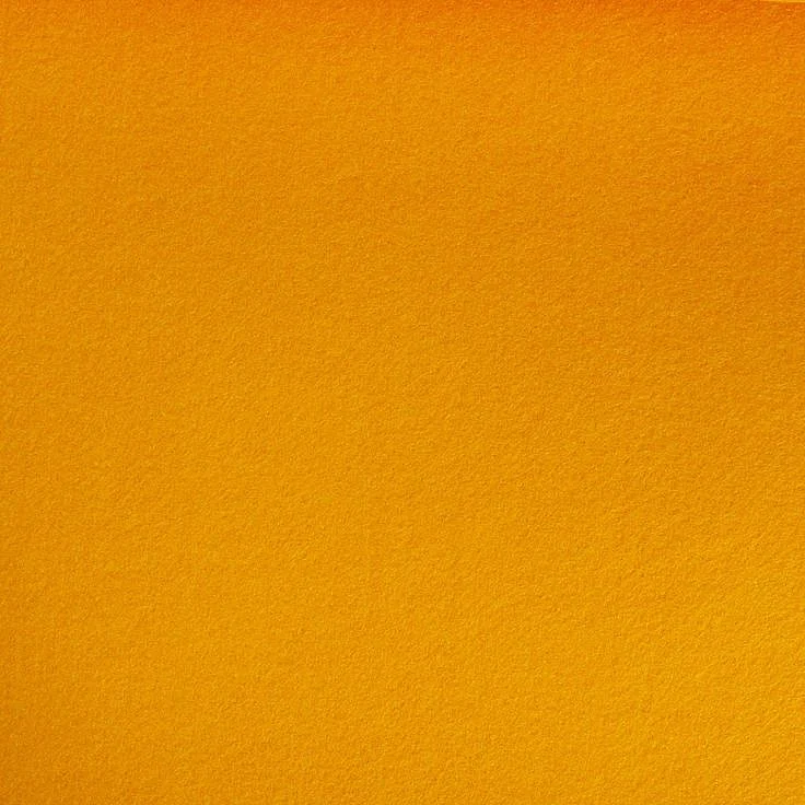 Creative fabric craft felt plain dark yellow 45 cm width 4 mm thickness