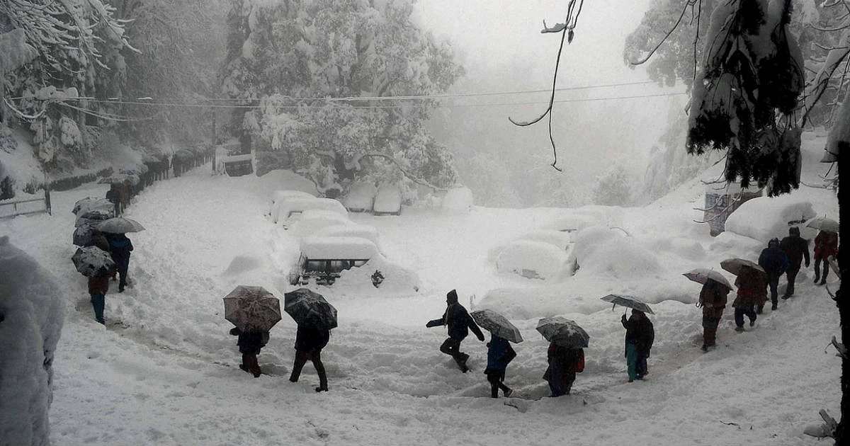 Heavy Snowfall in Kashmir TourMyIndia 1200