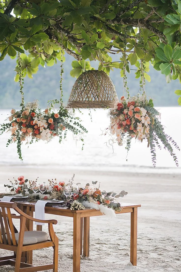 Boho Chic With A Pop Of Orange At The Andaman Langkawi The Wedding Notebook