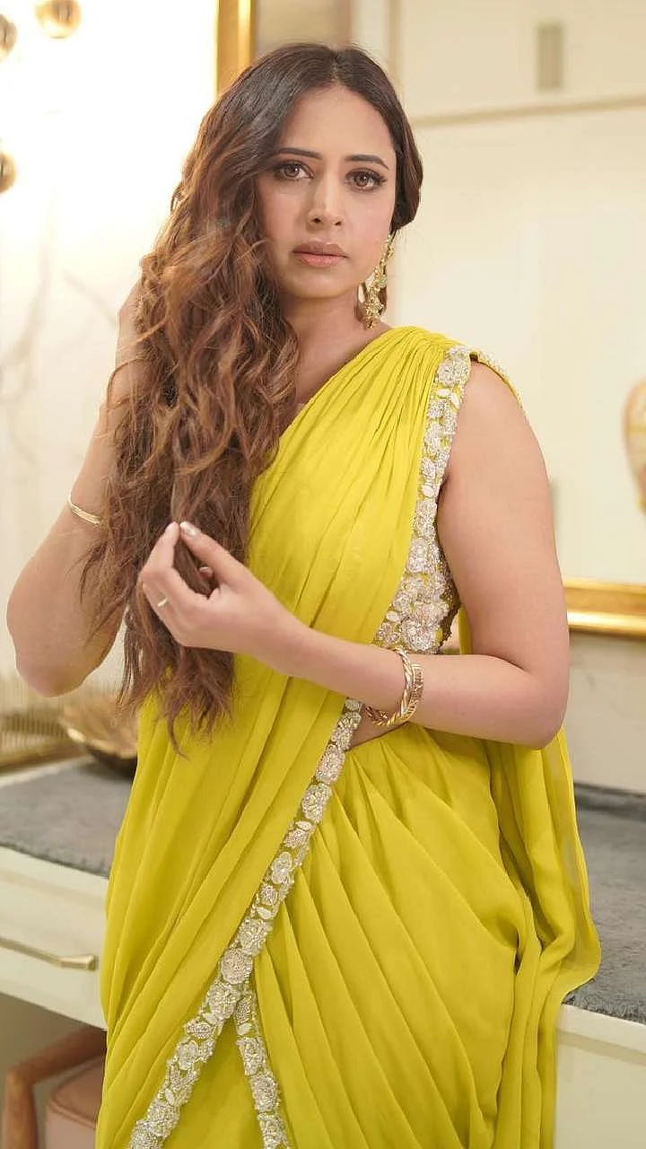 sargun mehta saree 8