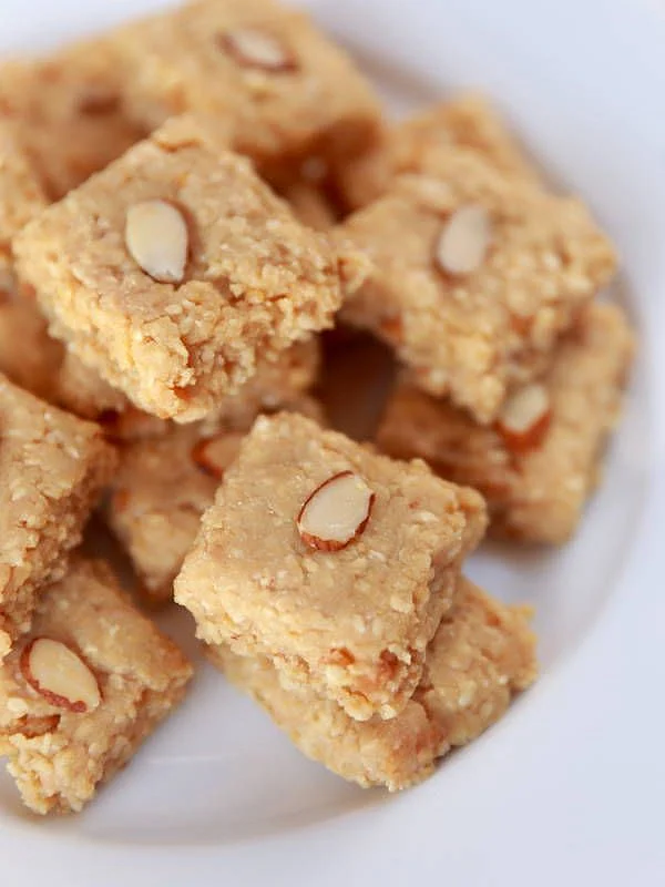 Sesame and Jaggery Barfi