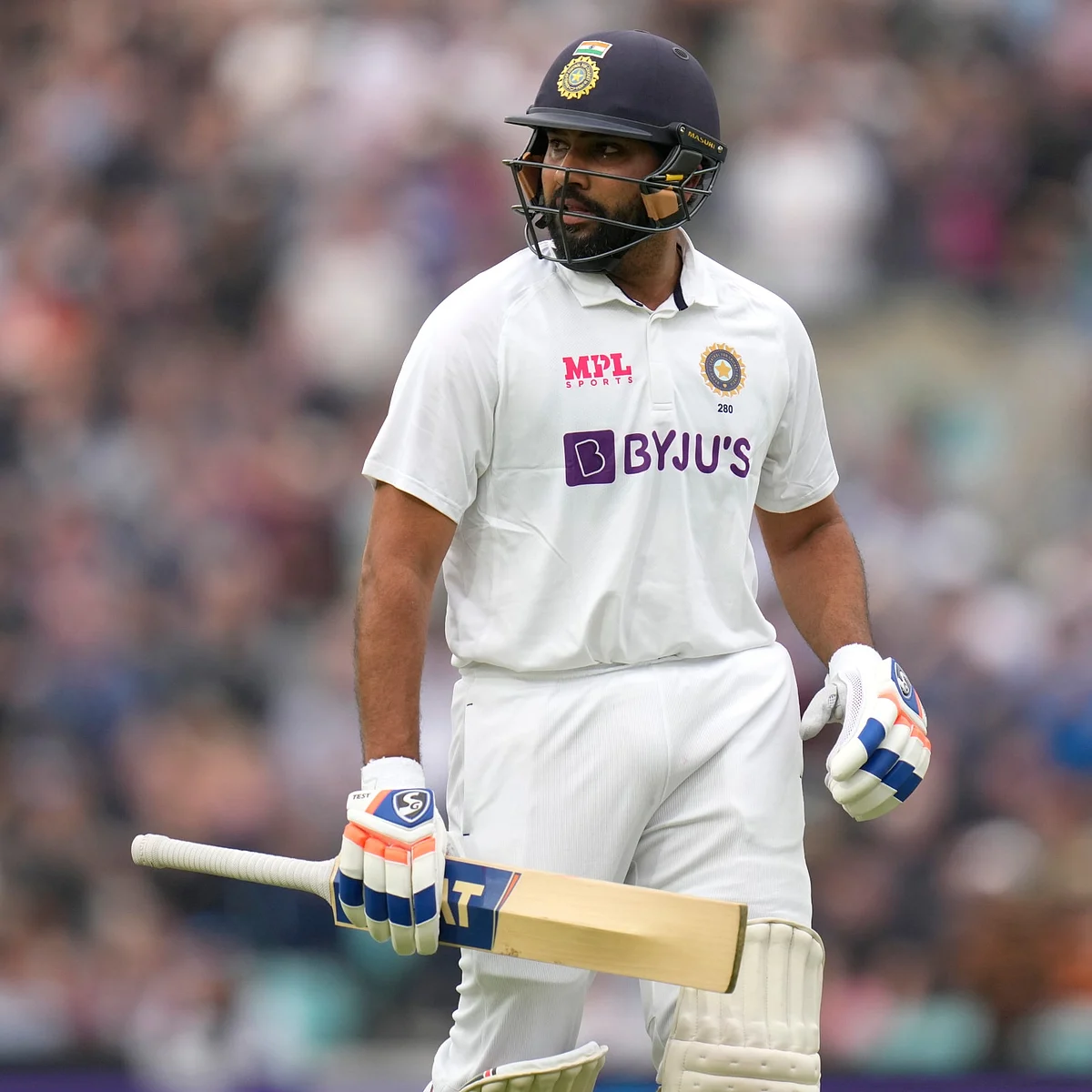 rohit sharma century out test oval 1600 ap