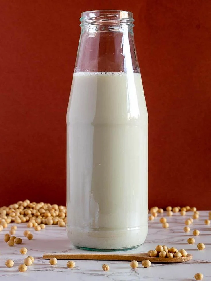 Simple Homemade Soy Milk Recipe GMO Free 1