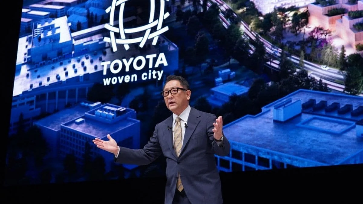 CEO Akio Toyoda woven city