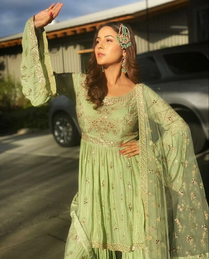 Shehnaz Gill Suits 7