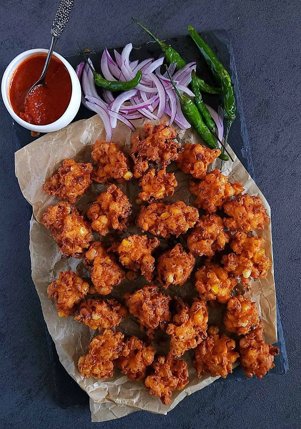 makke ke pakode