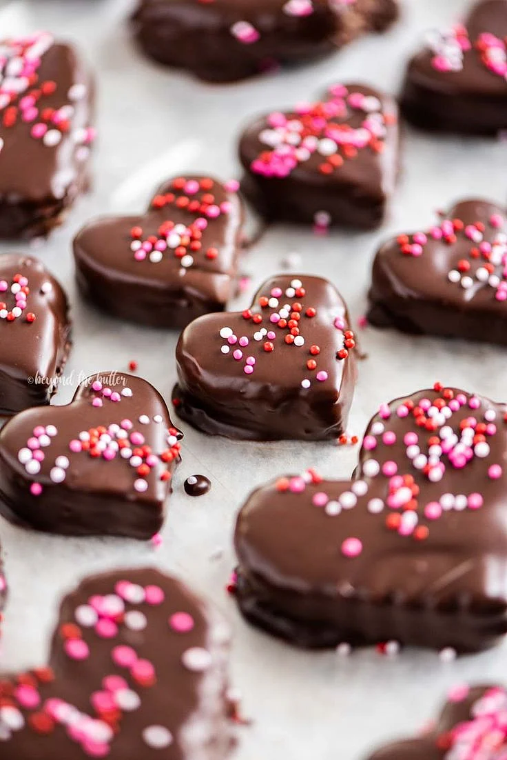 heart shaped chocolate