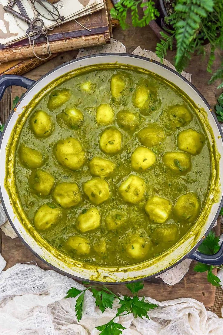 Potato Spinach Vegetable