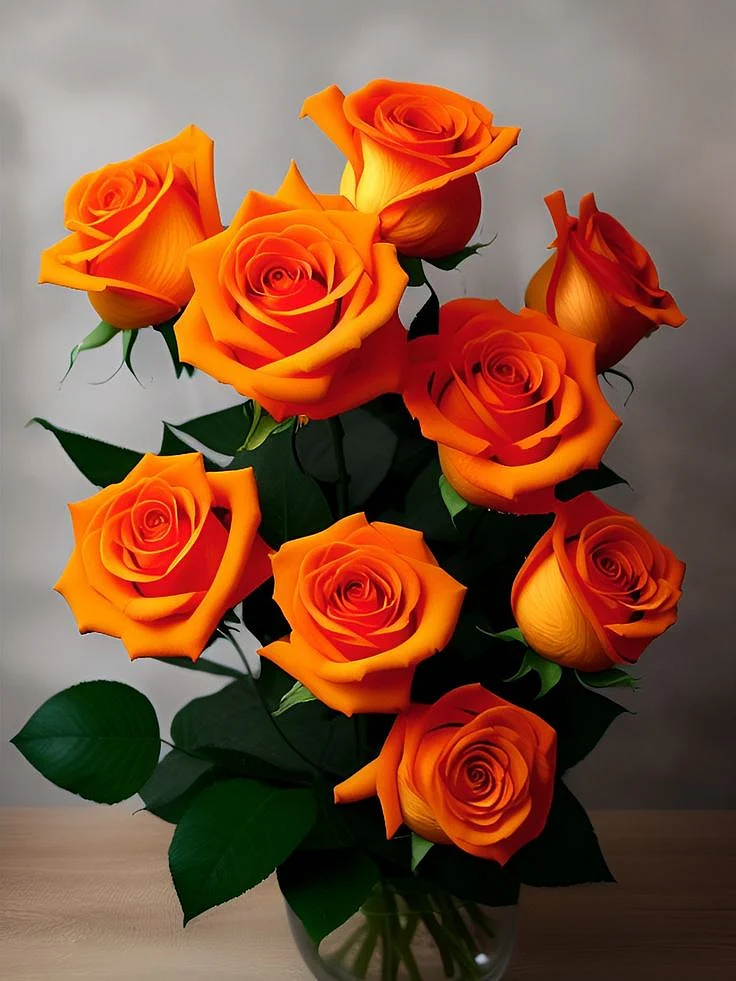 orange rose