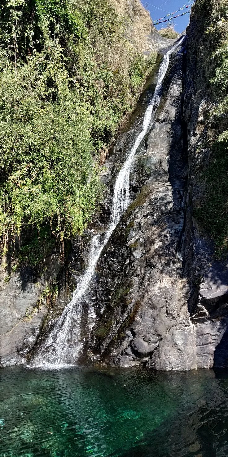 Bhagsu nag waterfall McLeodganj Dharamshala Himachal Pradesh