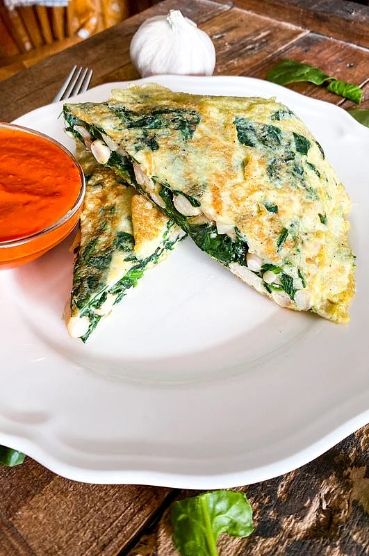 Palak Egg Omelette 1
