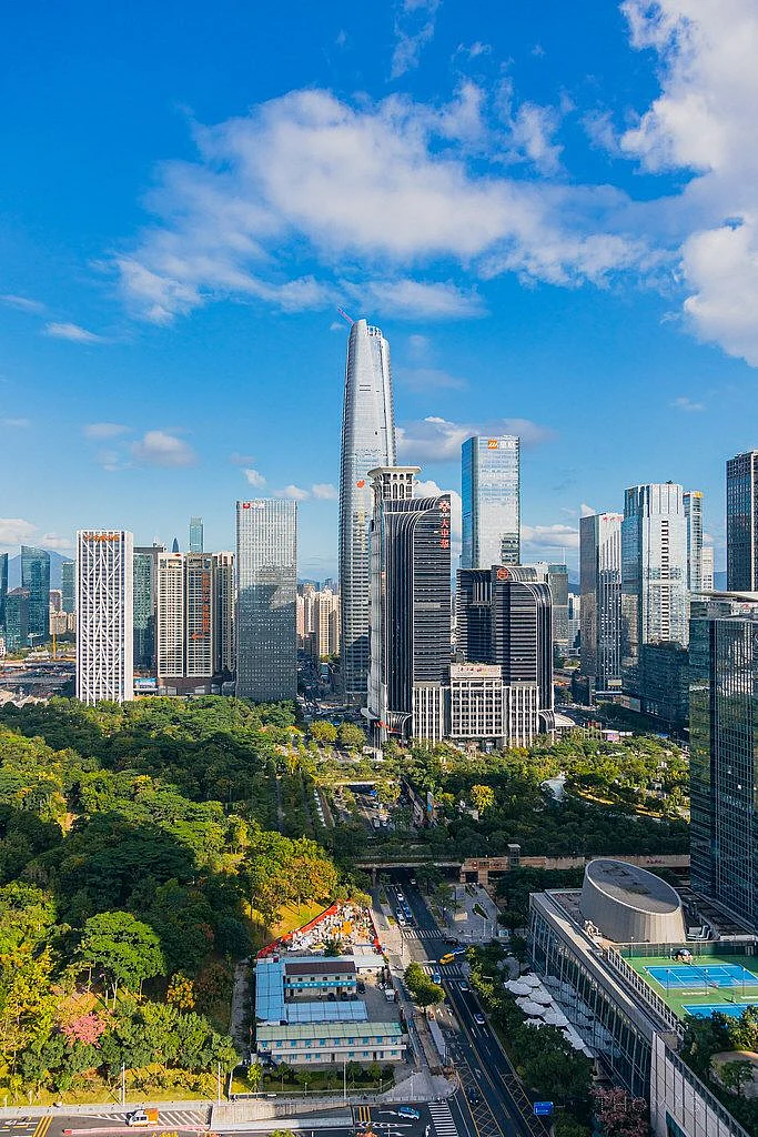 CBD view Futian Shenzhen