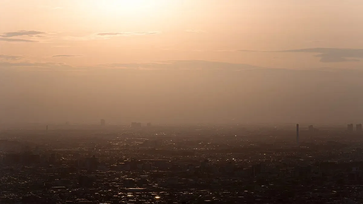 beautiful city landscape sunset 2