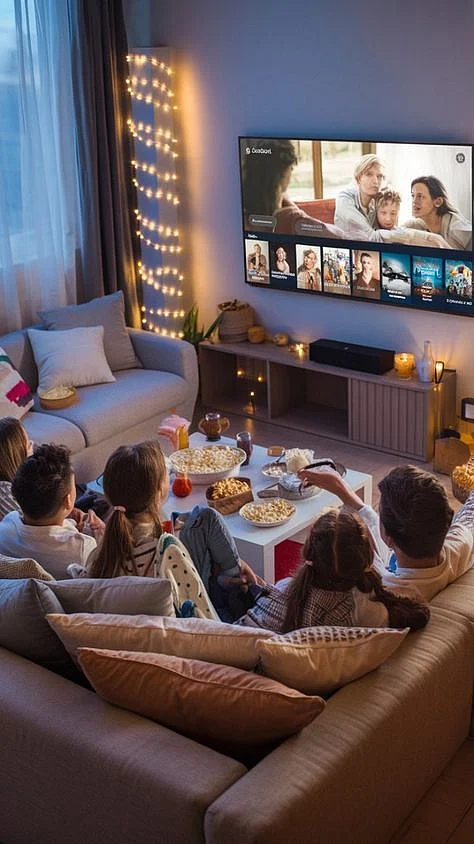 watching film