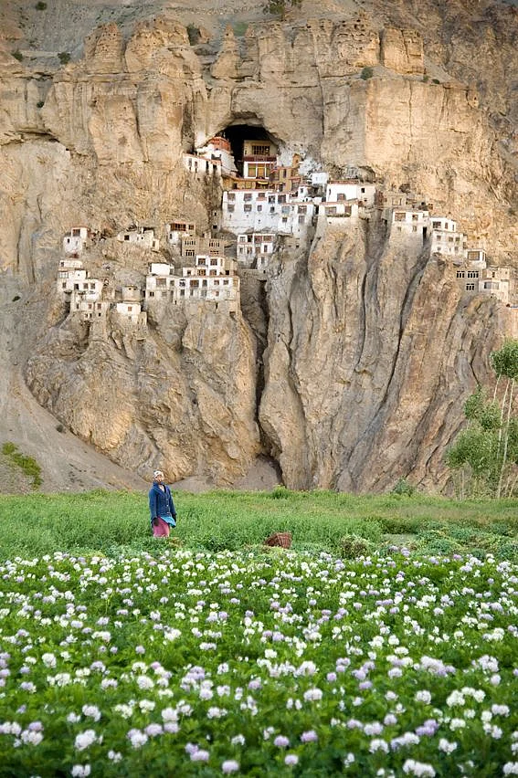 Phugtal Monastery Phuktal Gompa Zanskar Ladakh Jammu and Kashmir India