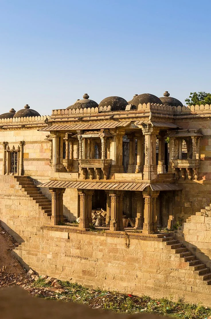 Sarkhej Roza is a mosque and tomb complex located