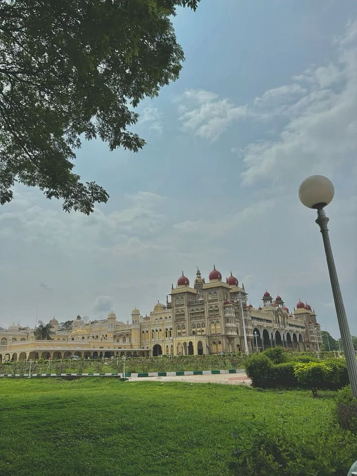 View greenery monuments mysore palace karnatka