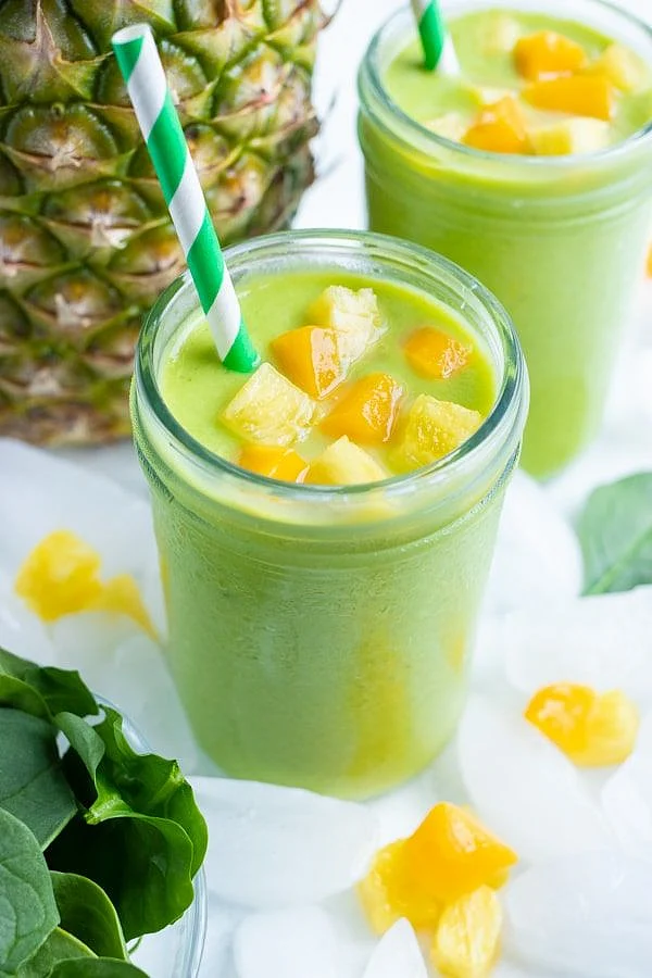 Spinach Fruit Smoothie Recipe Evolving Table