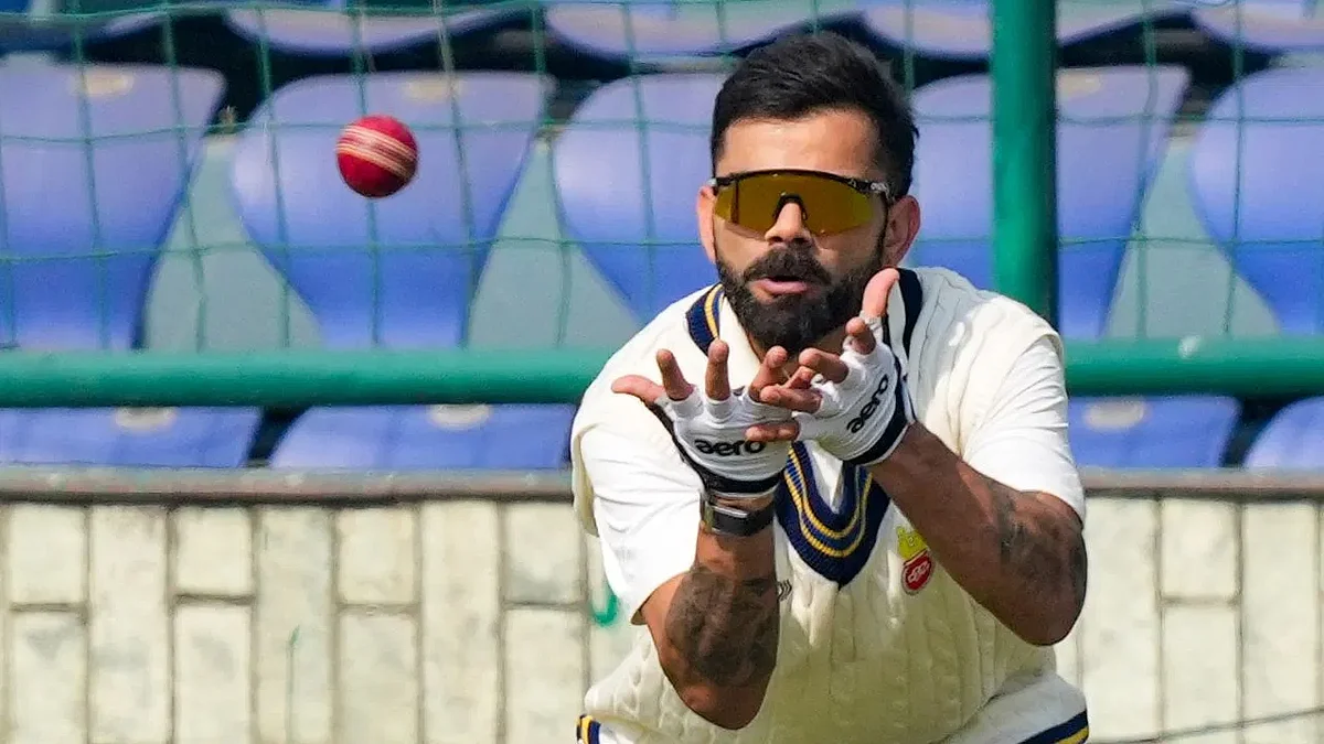 virat kohli delhi ranji trophy match pti