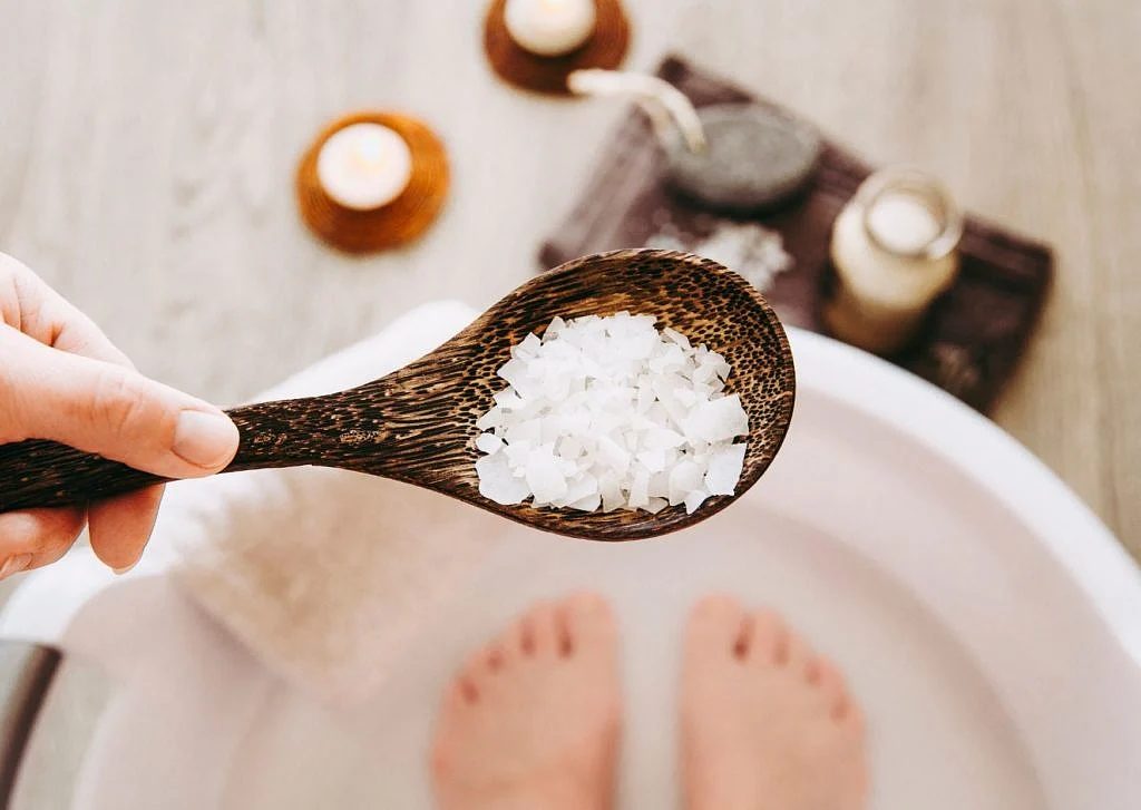salt water bath