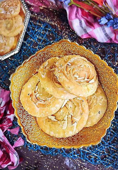 Chiroti Recipe Delicious Crispy Layered Sweet Puri