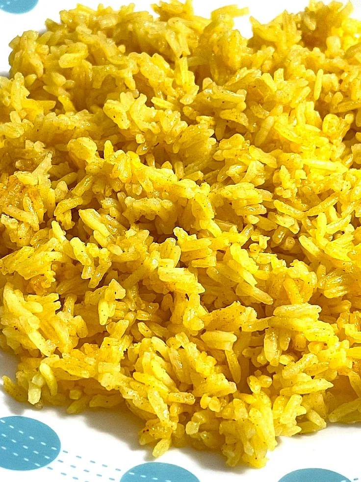 Arroz Amarillo Flavored Yellow Jasmine Rice With Seasonings