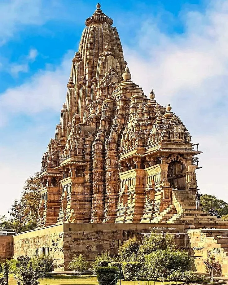 One of the finest architectural marvel Kandariya Mahadeva Temple in Khajuraho group of monuments
