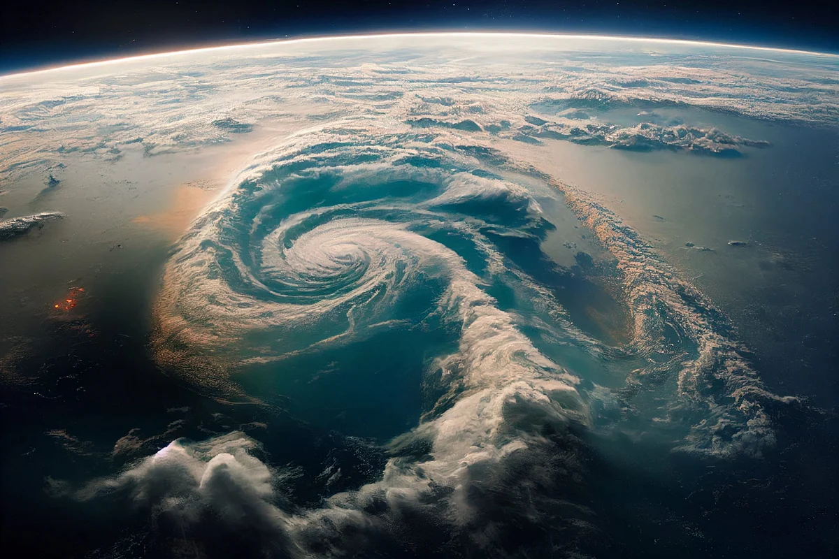 an aerial view of the swirling clouds of the typho 2023 11 27 05 01 11 utc min scaled