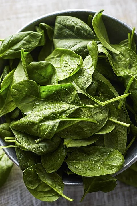 green leafy vegetables