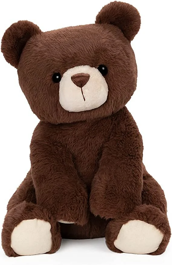 GUND Finley Teddy Bear Premium Stuffed Animal for Ages 1 and Up Chocolate Brown 13”