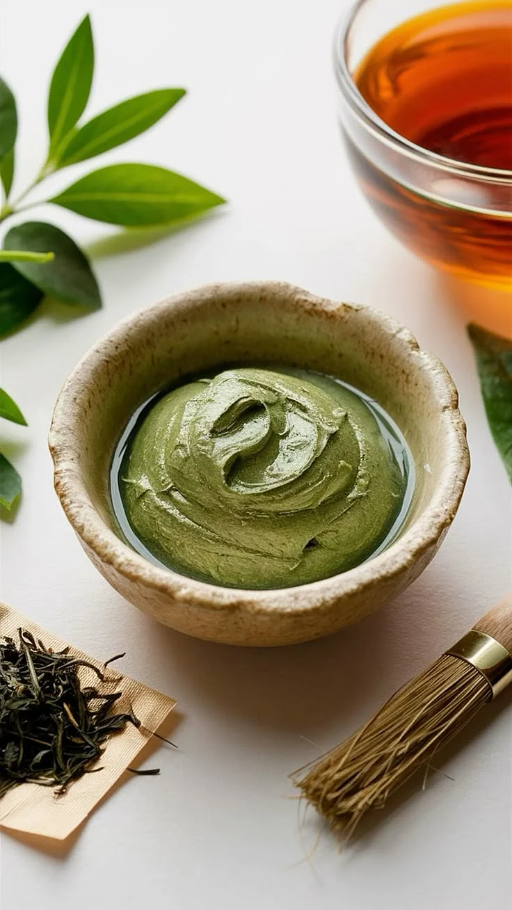 green tea HAIR mask