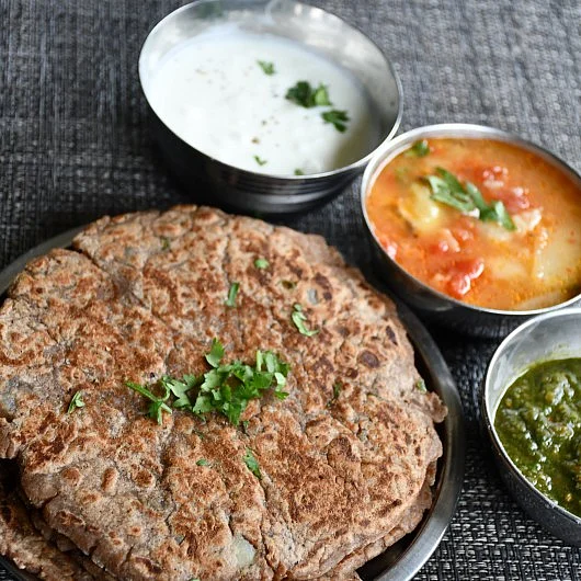 singhada aata paratha