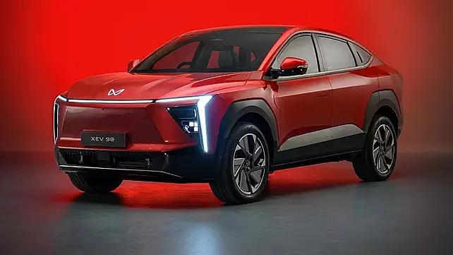mahindra xev 9e left front three quarter2