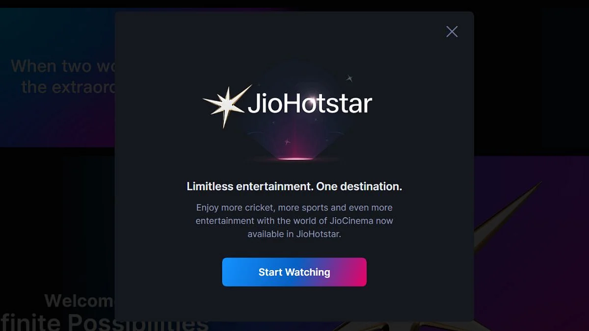 jiohotstar pop up