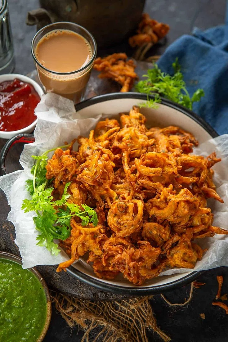 Potato Onion Pakodas