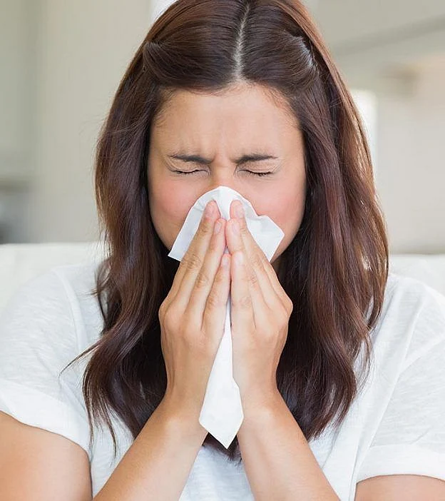 sneezing