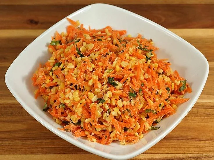 Moong Dal Carrot Salad