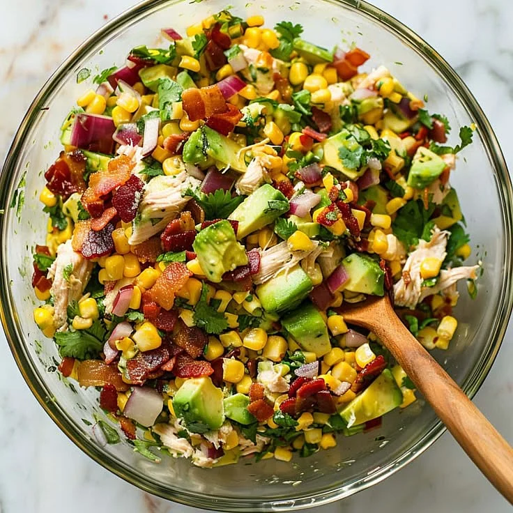 Masala Chicken and Avocado Salad