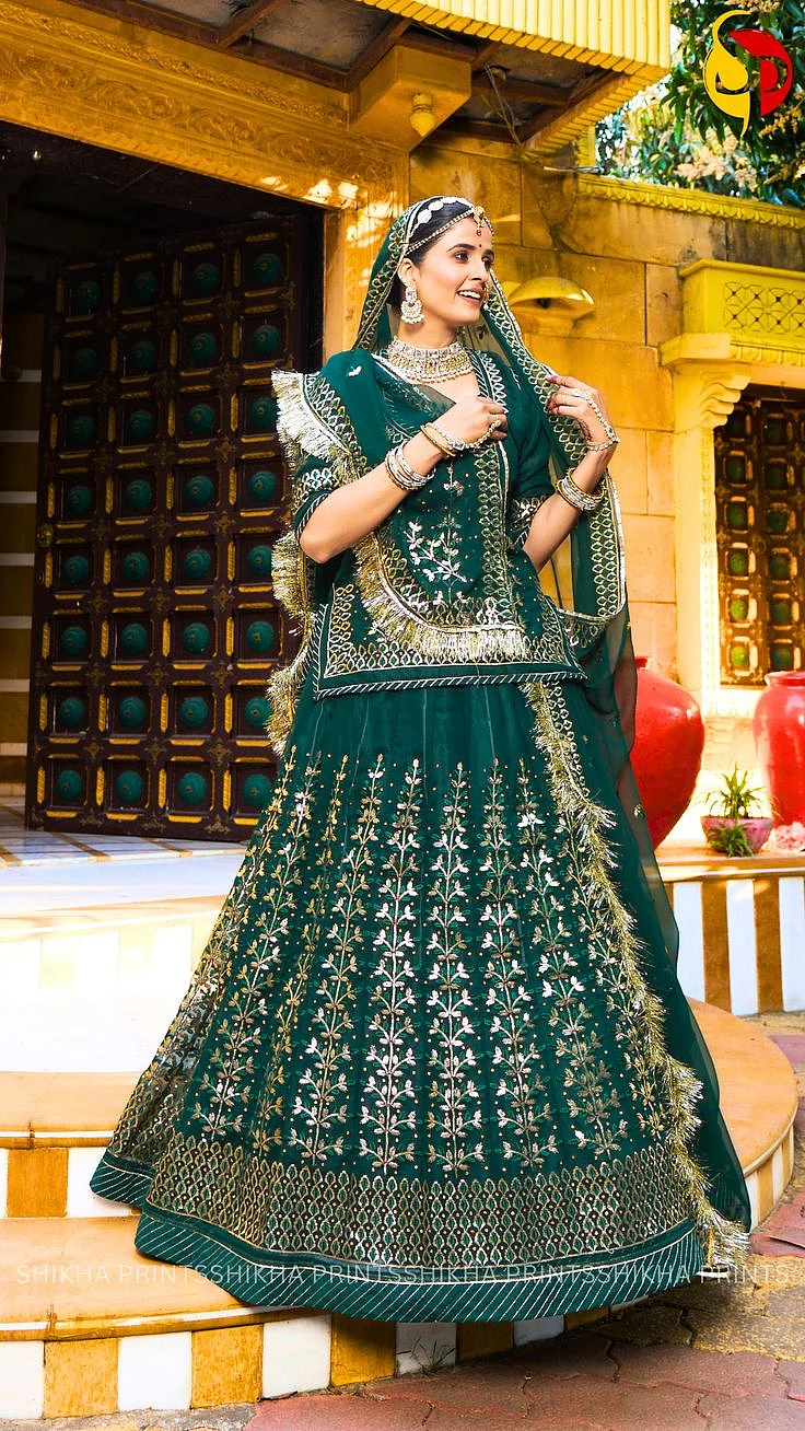 Rajasthani Rajputani Poshak Rajputi Dress Baisa Ghoomar Indian Fashion Marwadi Hindu