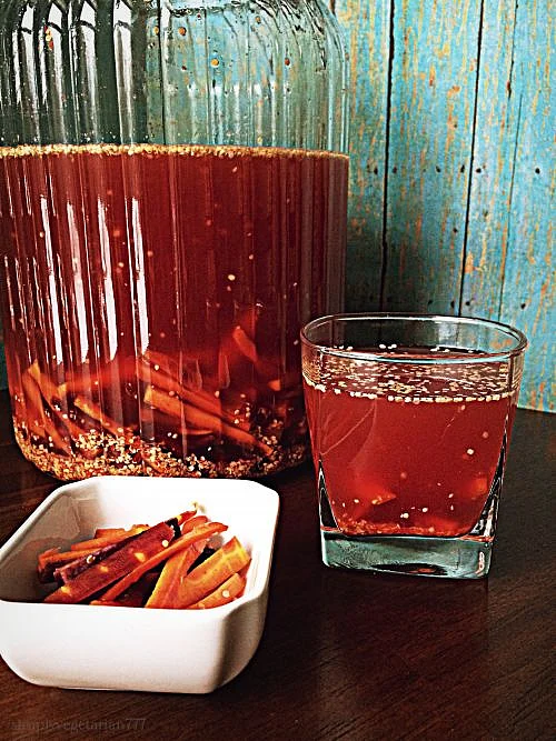 Gajar Kanji A Probtioc Drink Made with Fermented Water and Carrots