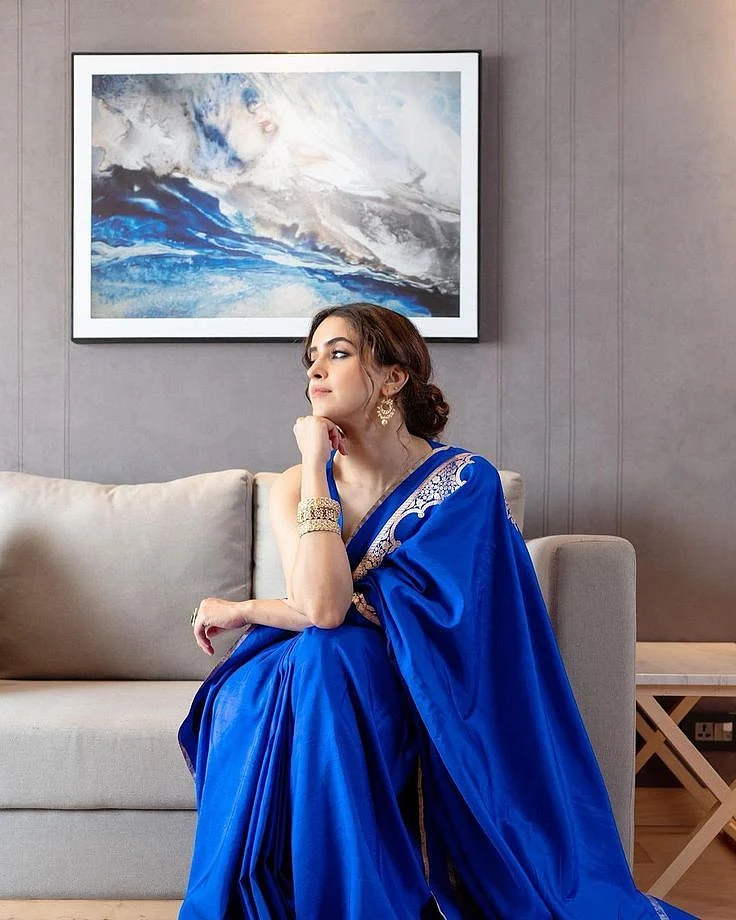 Sanya Malhotra Latest Saree 5