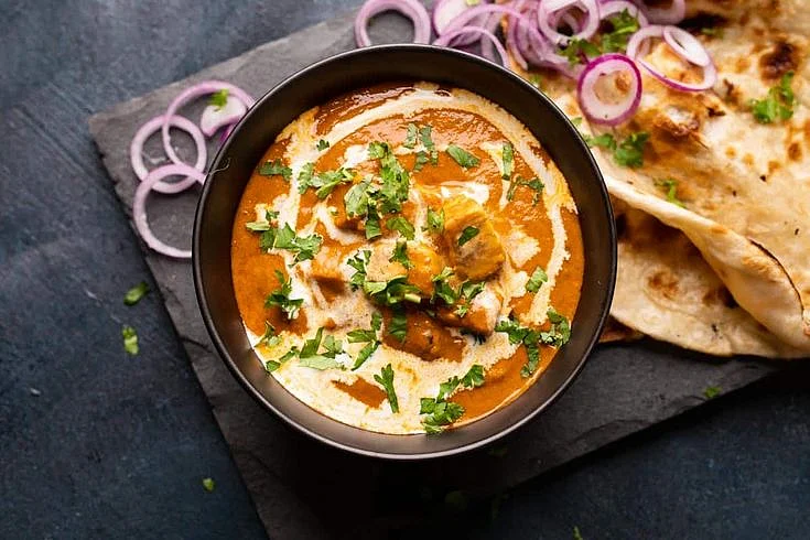 Shahi Paneer with Naan Roti