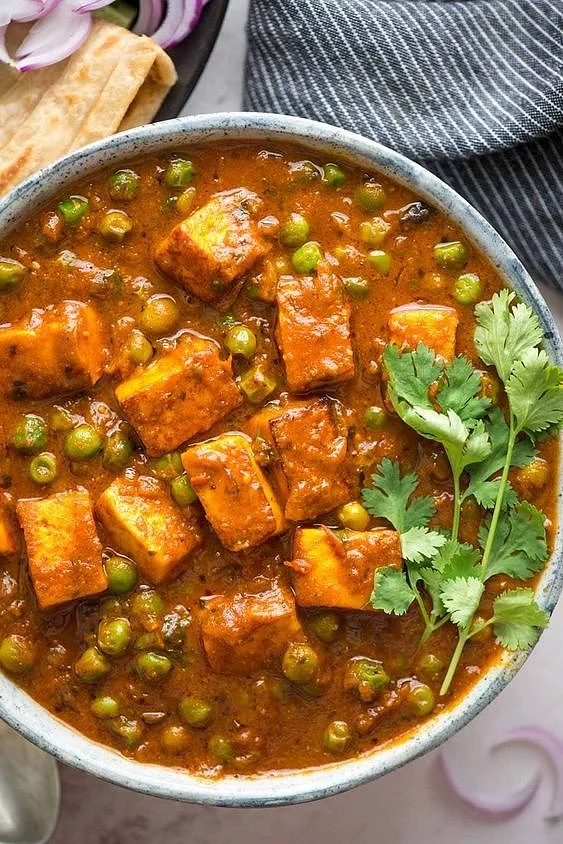 matar paneer kachori