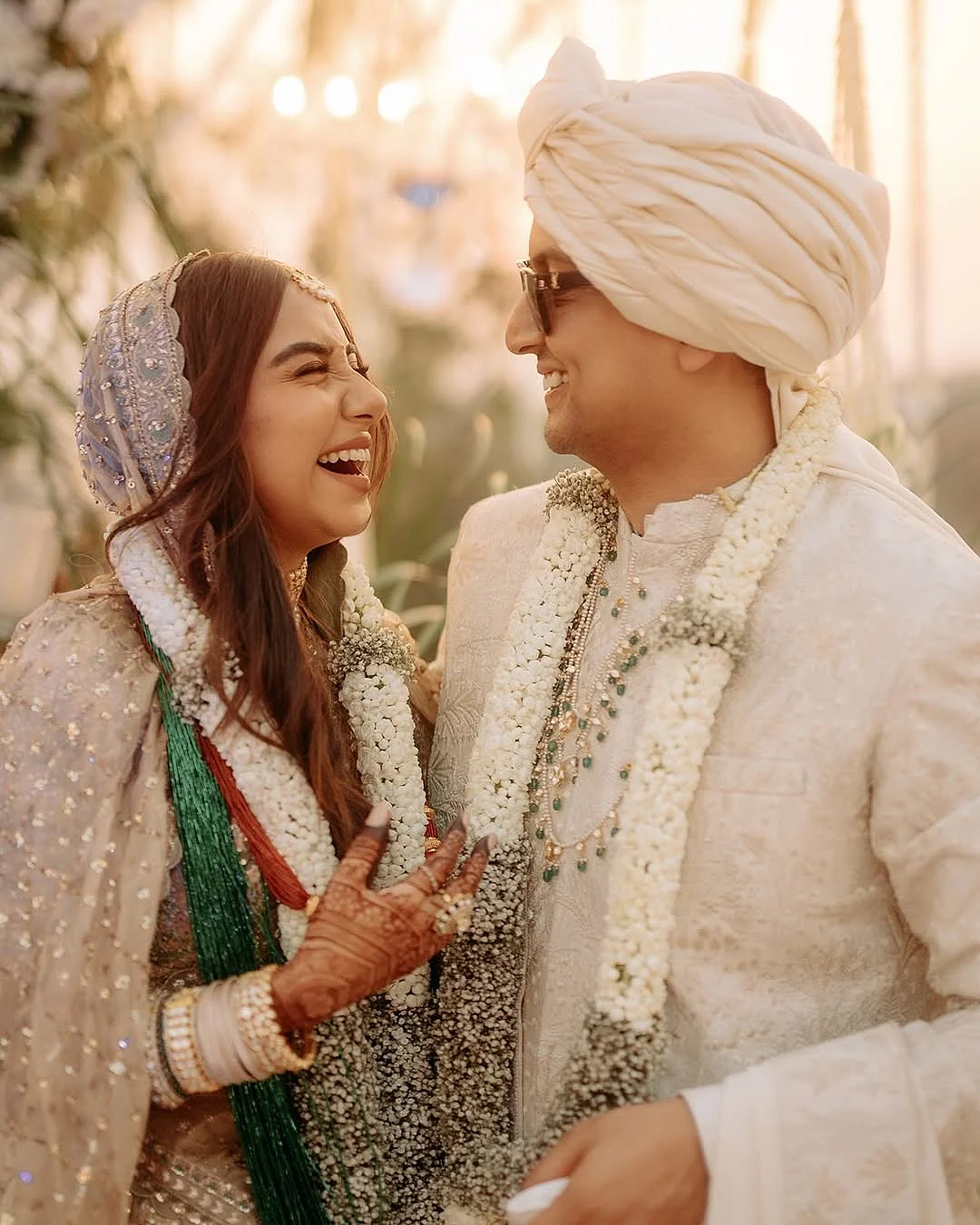 25.2.25 …vrishankkhanal and I are wearing custom outfits and jewels by anitadongre Styled by aakrutisejpal Makeup by sahithya.shetty Hair by shrushtibirje23 by theweddingfiles Wedding planners pla 6