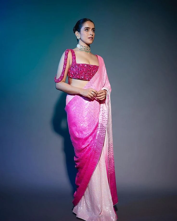 Sanya Malhotra Latest Saree 3